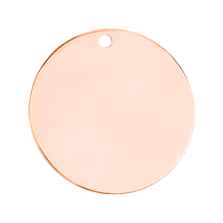 Round Tags-15*15mm-Rose Gold